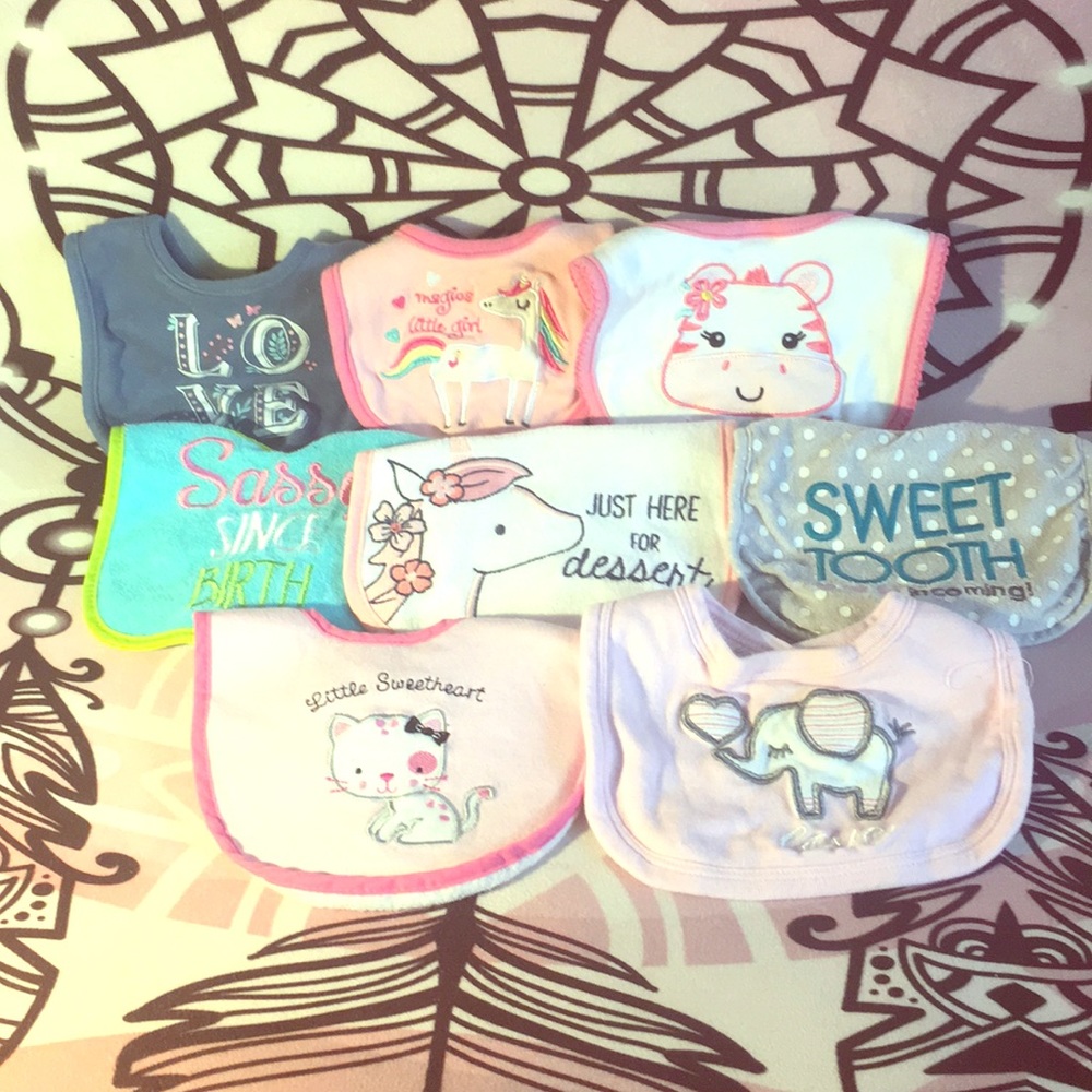 Baby Girl worded Bibs